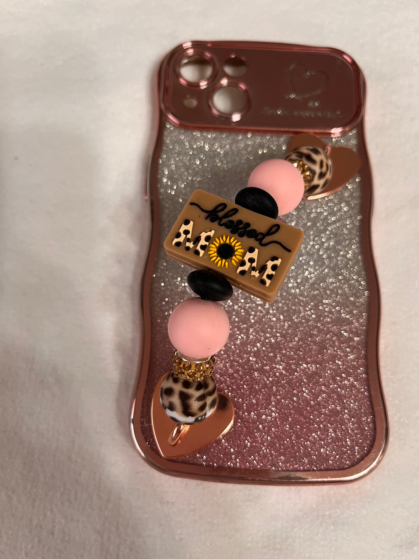 BEADED PHONE HOLDER